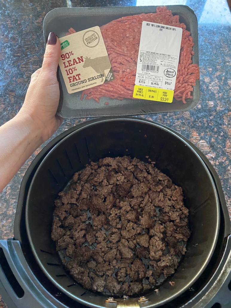 Air Fryer Ground Turkey – Melanie Cooks