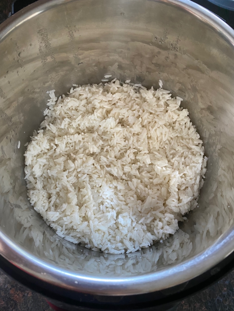 Pressure Cooker Coconut Rice