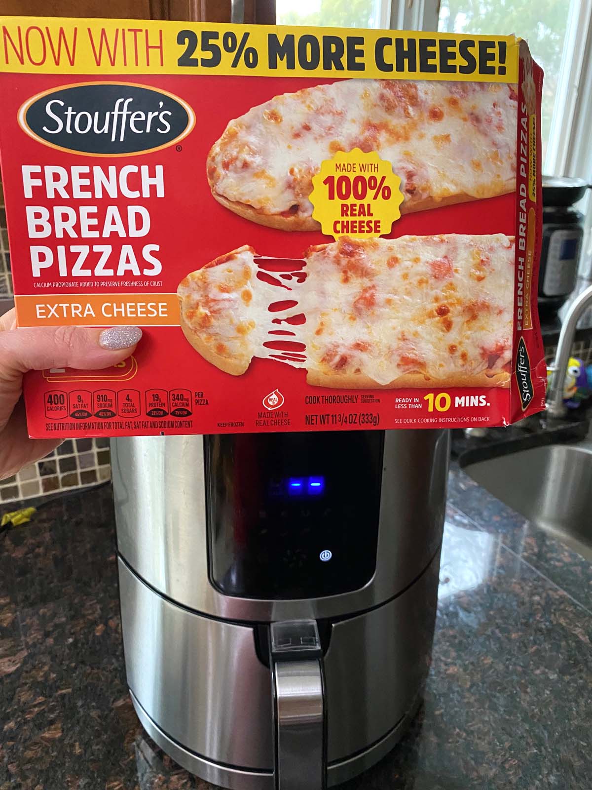 Easy Air Fryer French Bread Pizza - Sustainable Cooks