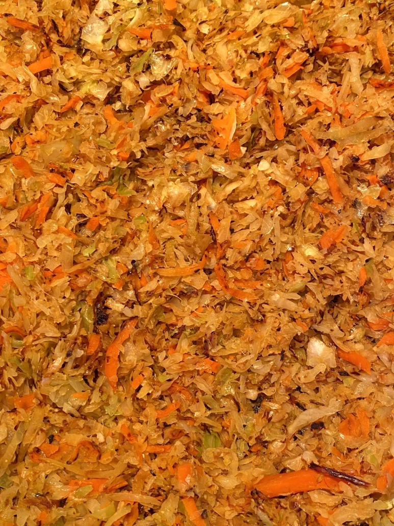 perfectly tender Sauteed Cabbage And Carrots