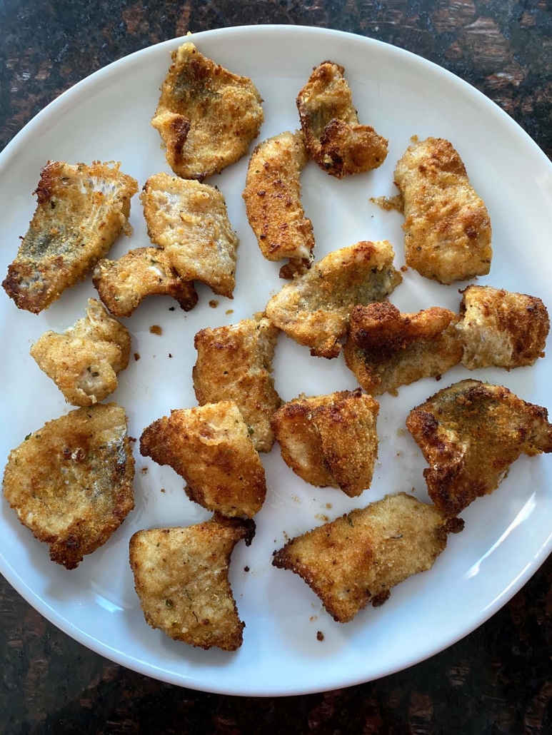 plate of Air Fryer Catfish Nuggets