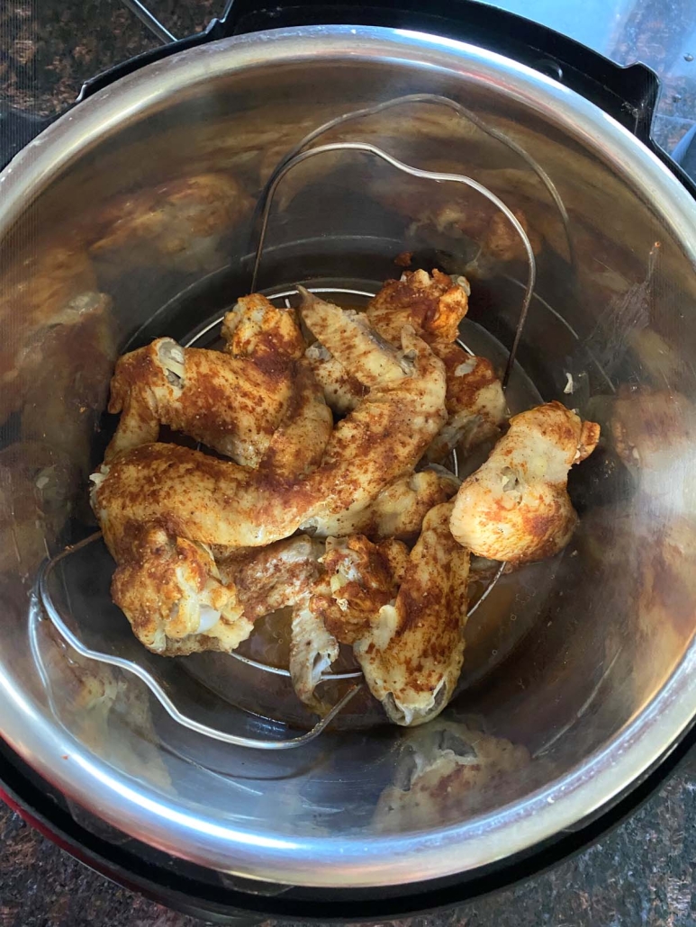 seasoned chicken wings in instant pot