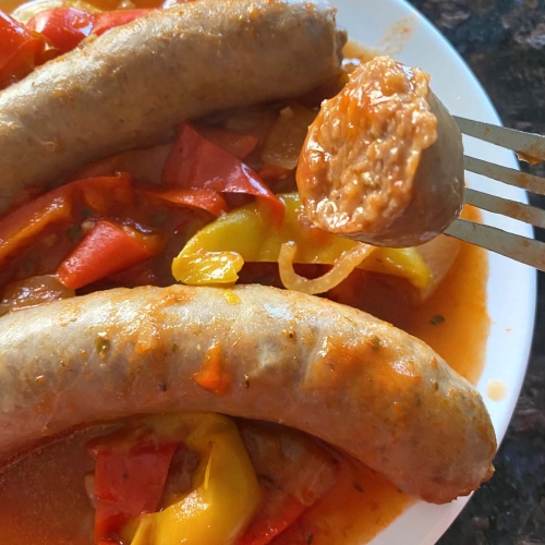 Sausage peppers and 2025 onions in instant pot