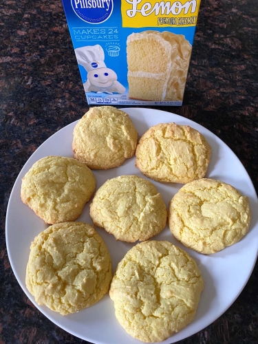 Lemon Cake Mix Cookies (9)