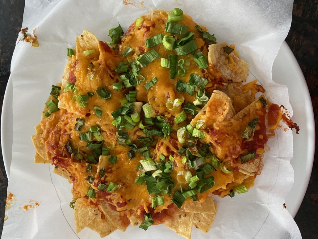 easy appetizer Air Fryer Nachos