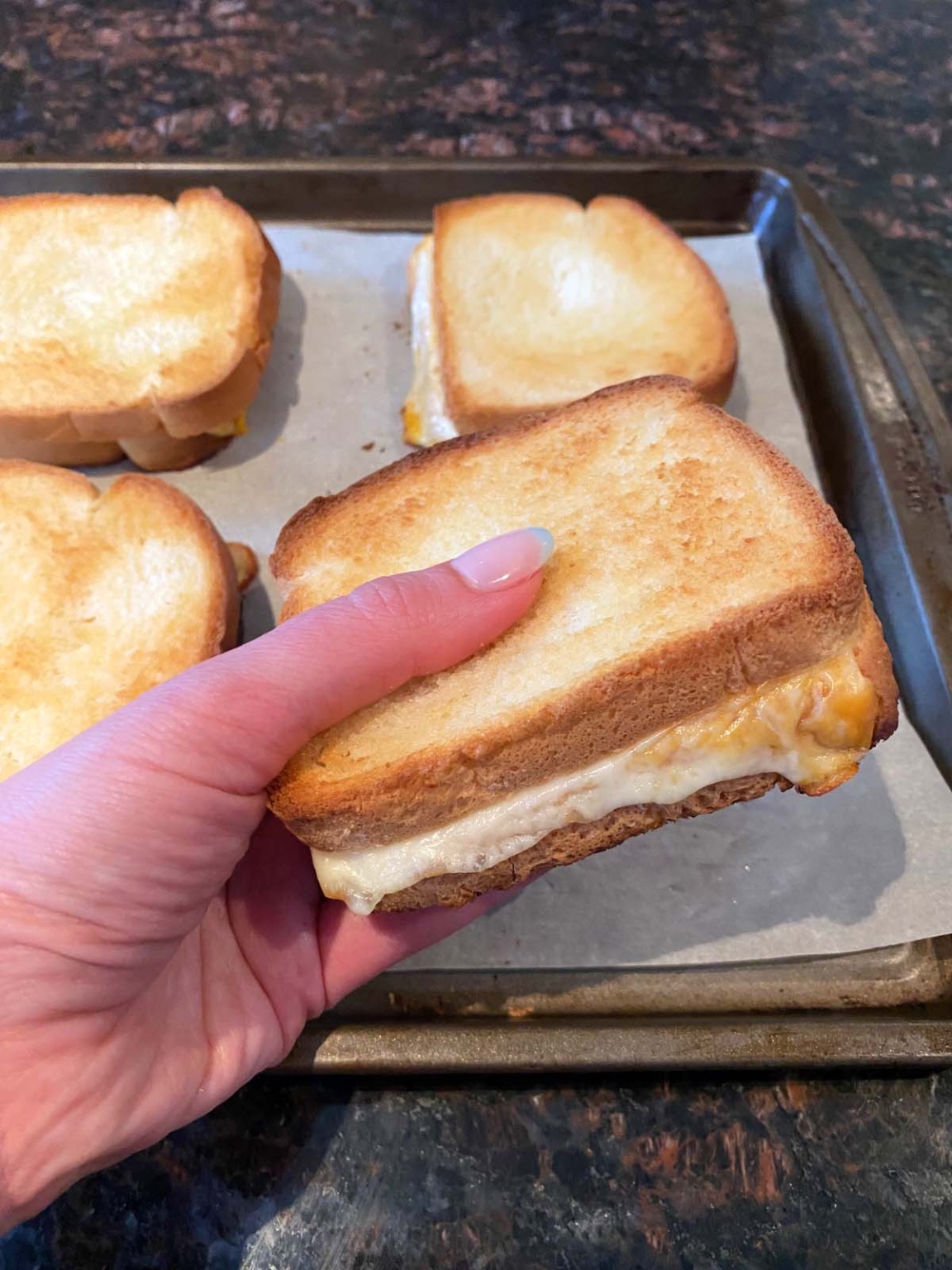 Grilled Cheese In The Oven – Melanie Cooks