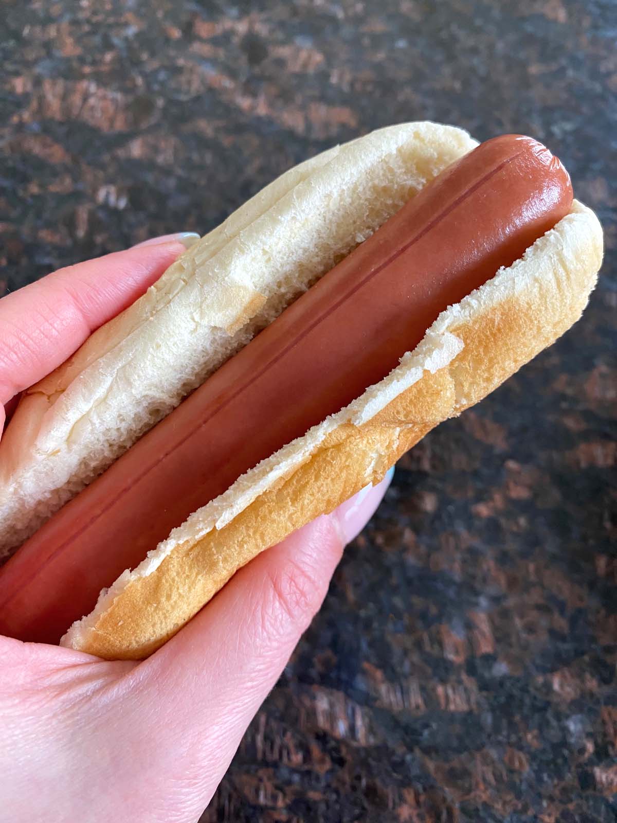 Microwave Hot Dog – Melanie Cooks