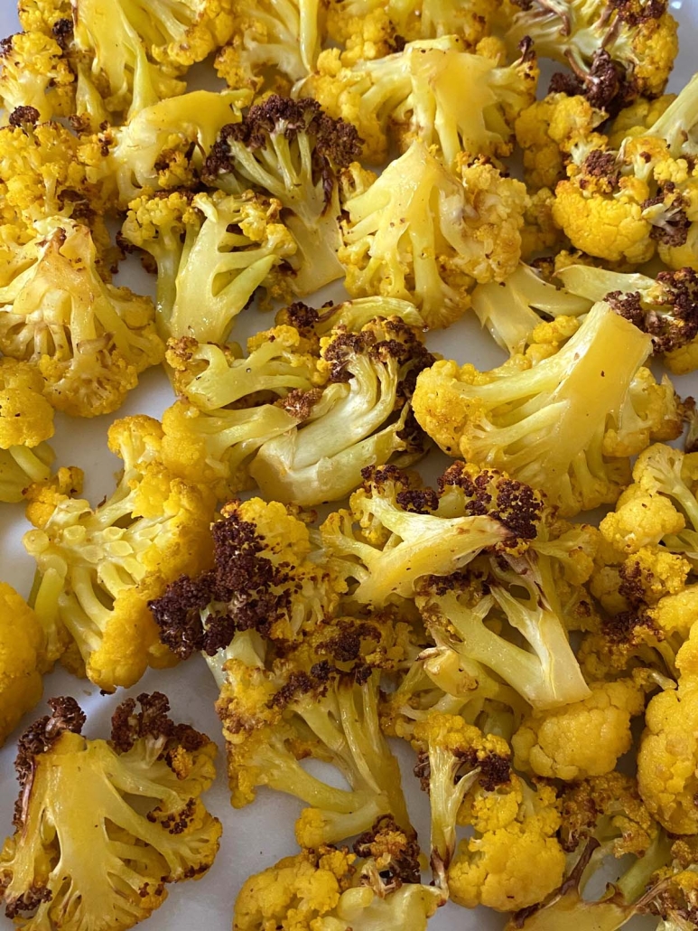 tender crisp air fryer orange cauliflower