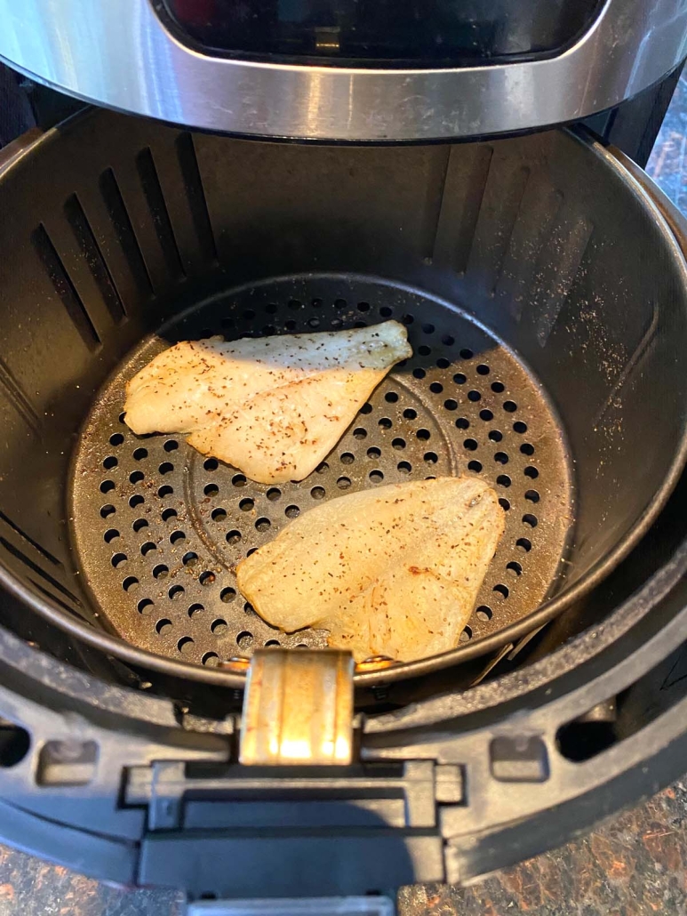 Air Fryer Flounder Fish