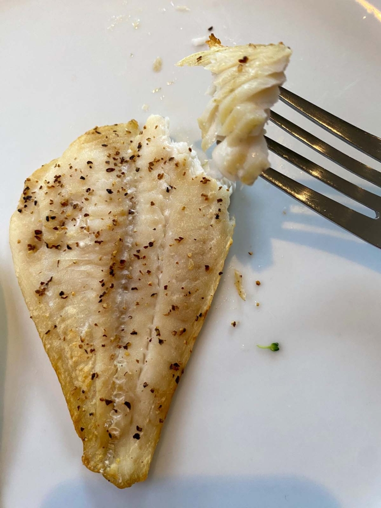 perfectly seasoned Air Fryer Flounder Fish