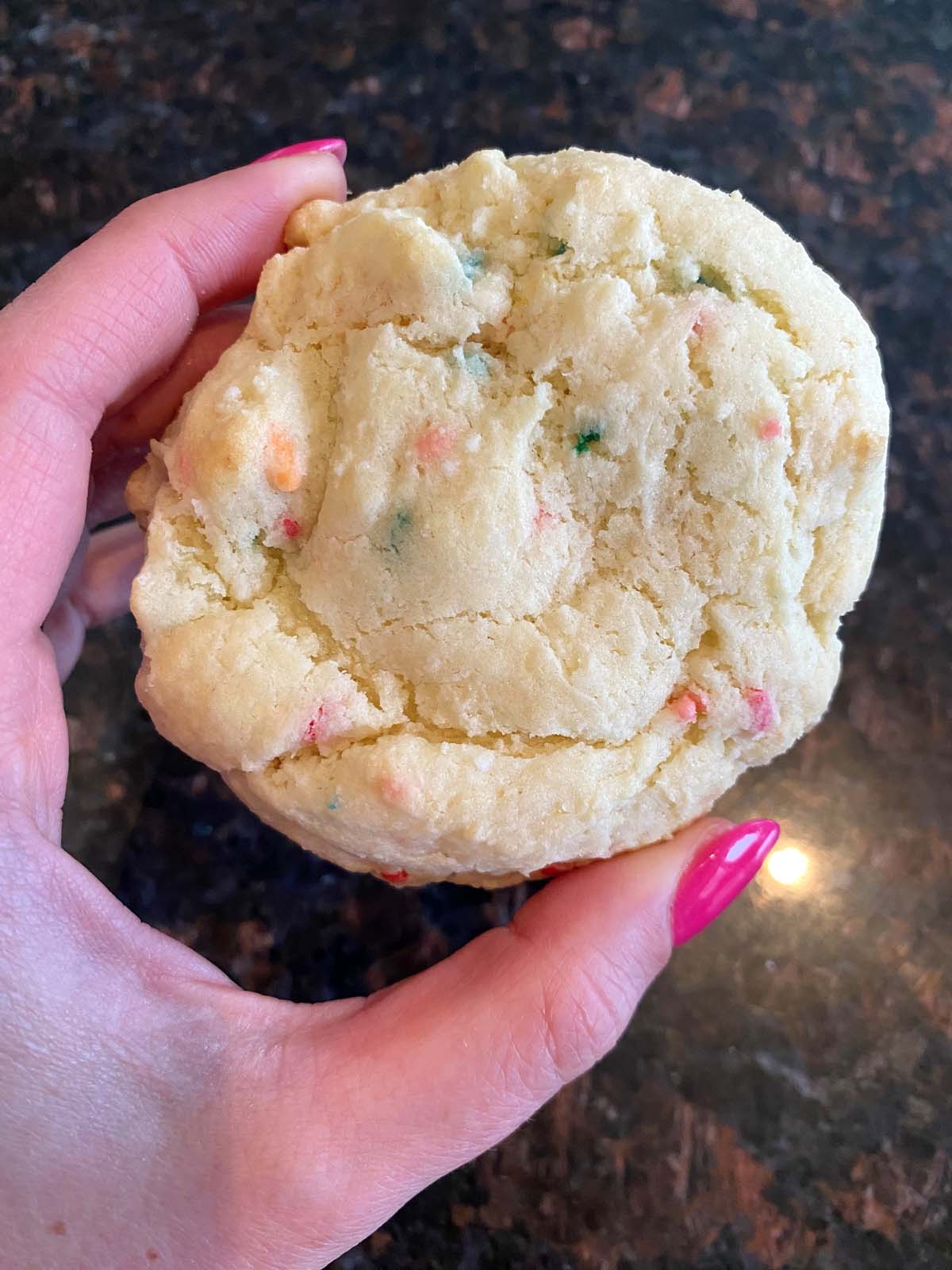 A funfetti cake mix cookie.