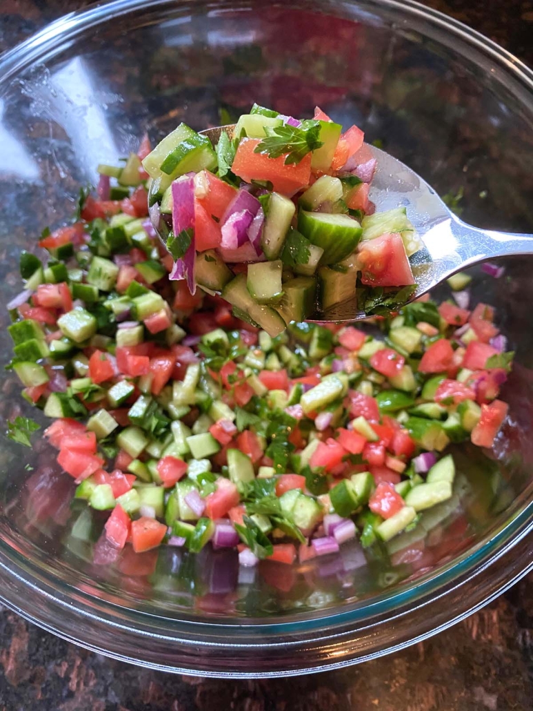 bowl of Shirazi Salad