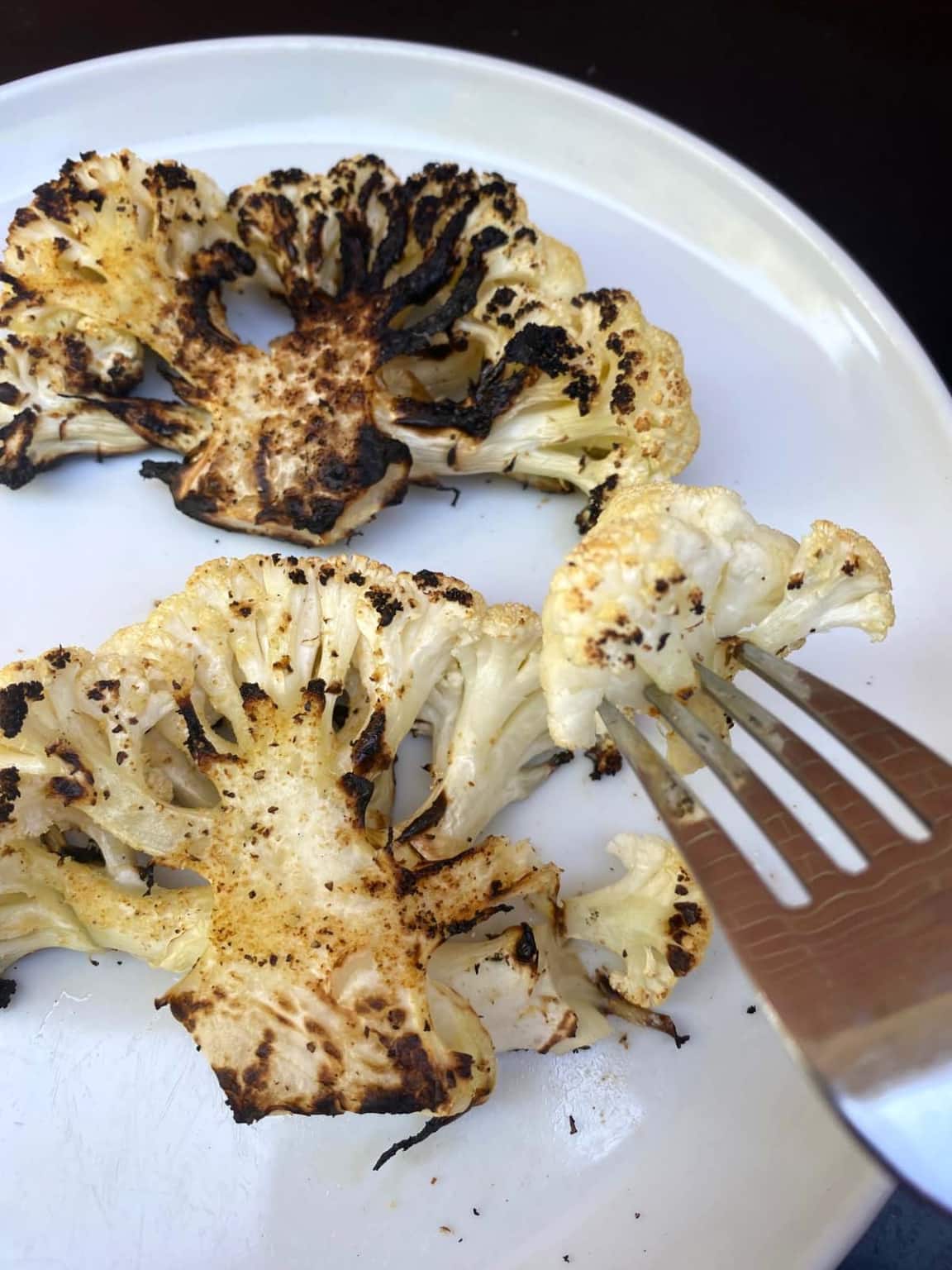 Grilled Cauliflower Steaks – Melanie Cooks