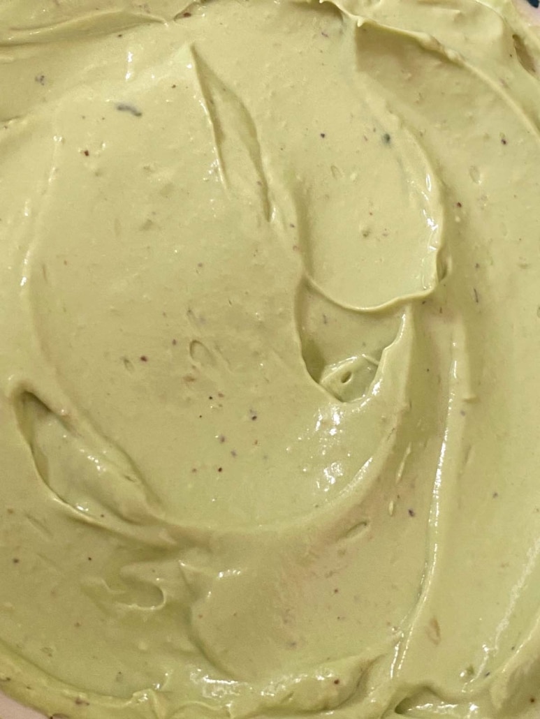 close-up of Avocado Crema