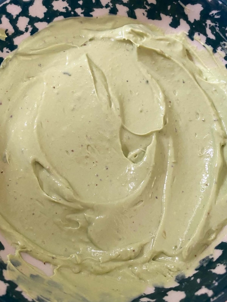 smooth and creamy avocado dip