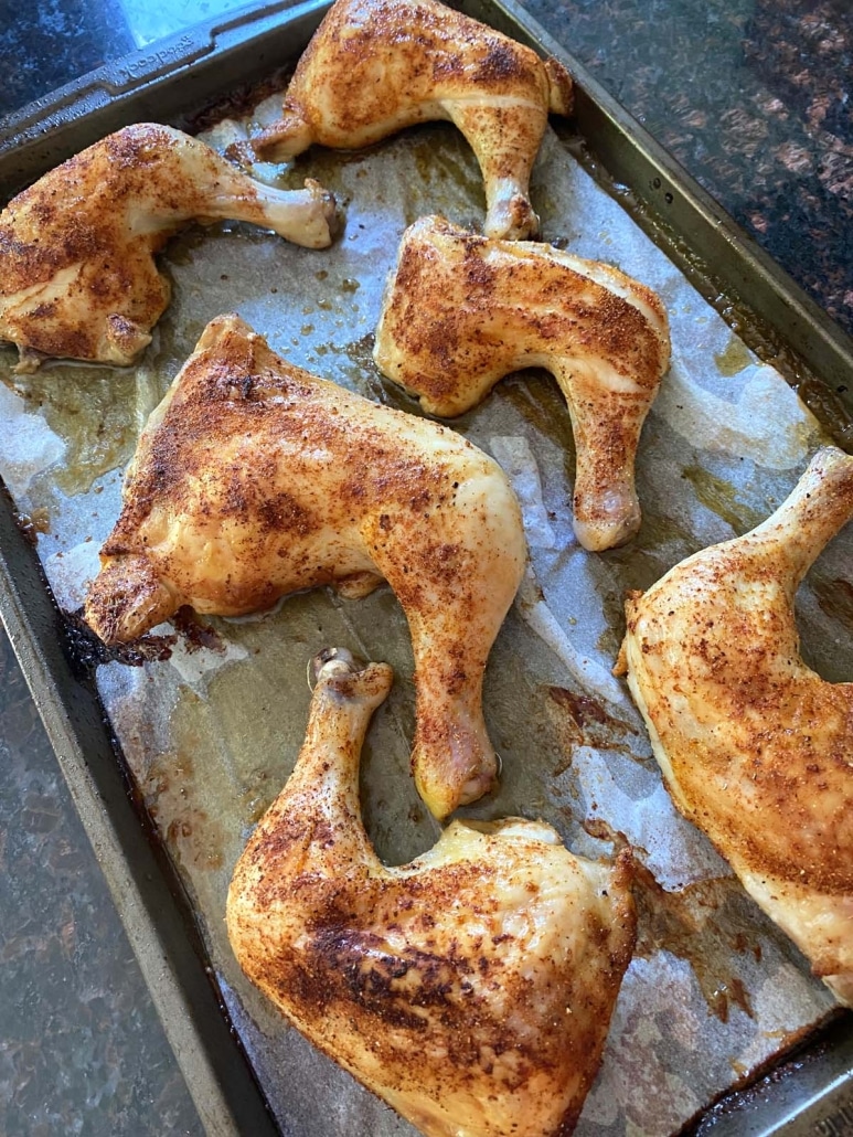 easy dinner Baked Chicken Leg Quarters