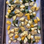 oven roasted zucchini and squash