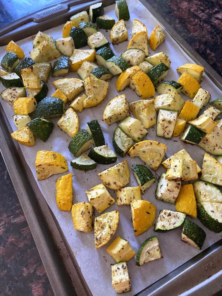 oven roasted zucchini