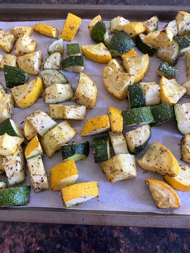 roasted summer squash