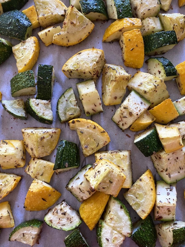 baked zucchini and squash