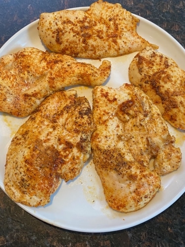 Baked Thin Sliced Chicken Breasts (6)