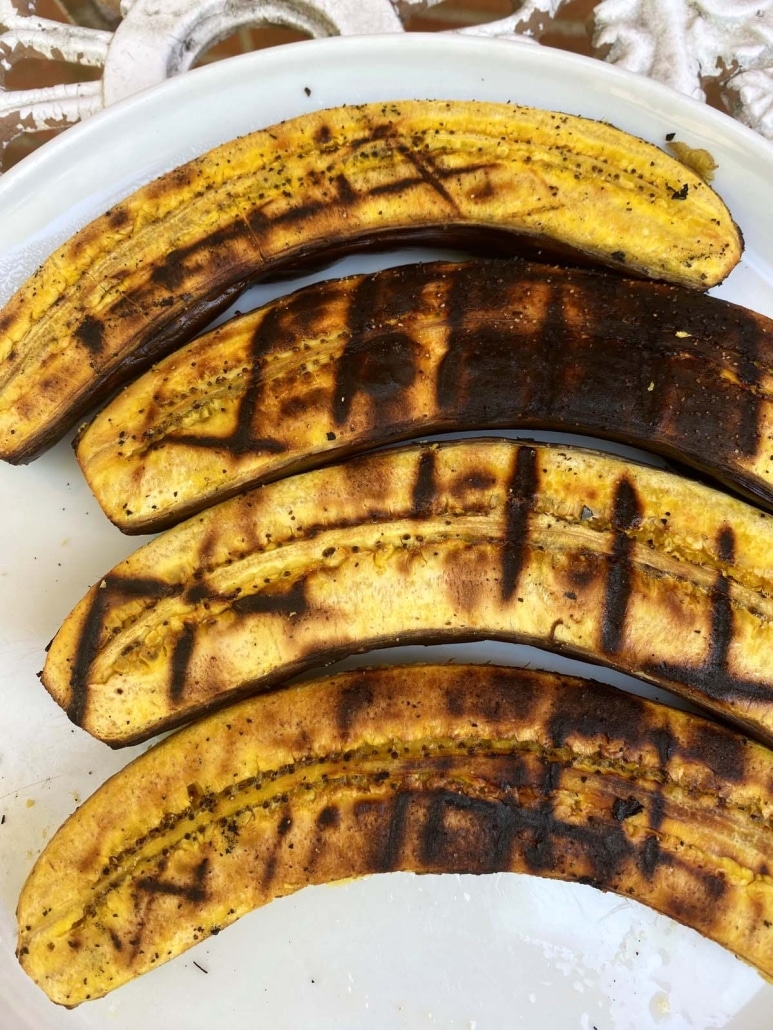 simple grilled plantains