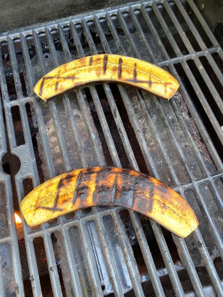 grilled plantains