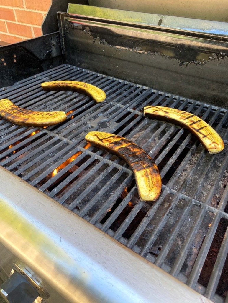 sweet grilled plantains