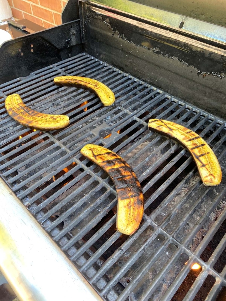 healthy grilled plantains