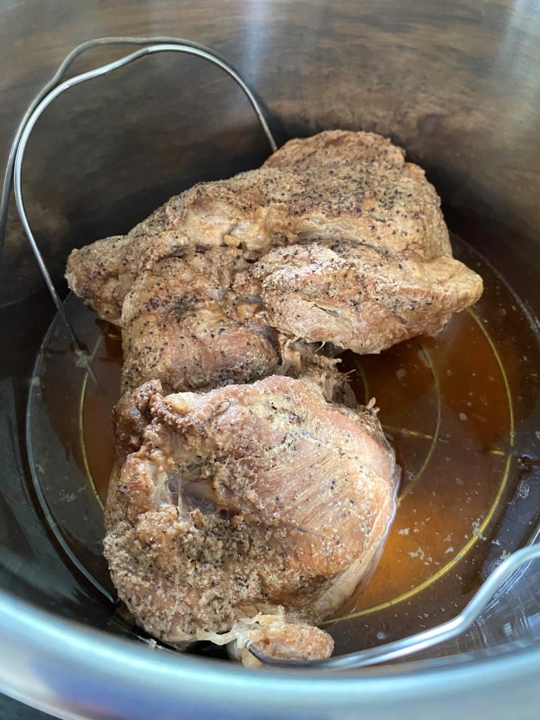 pork shoulder cooked in instant pot