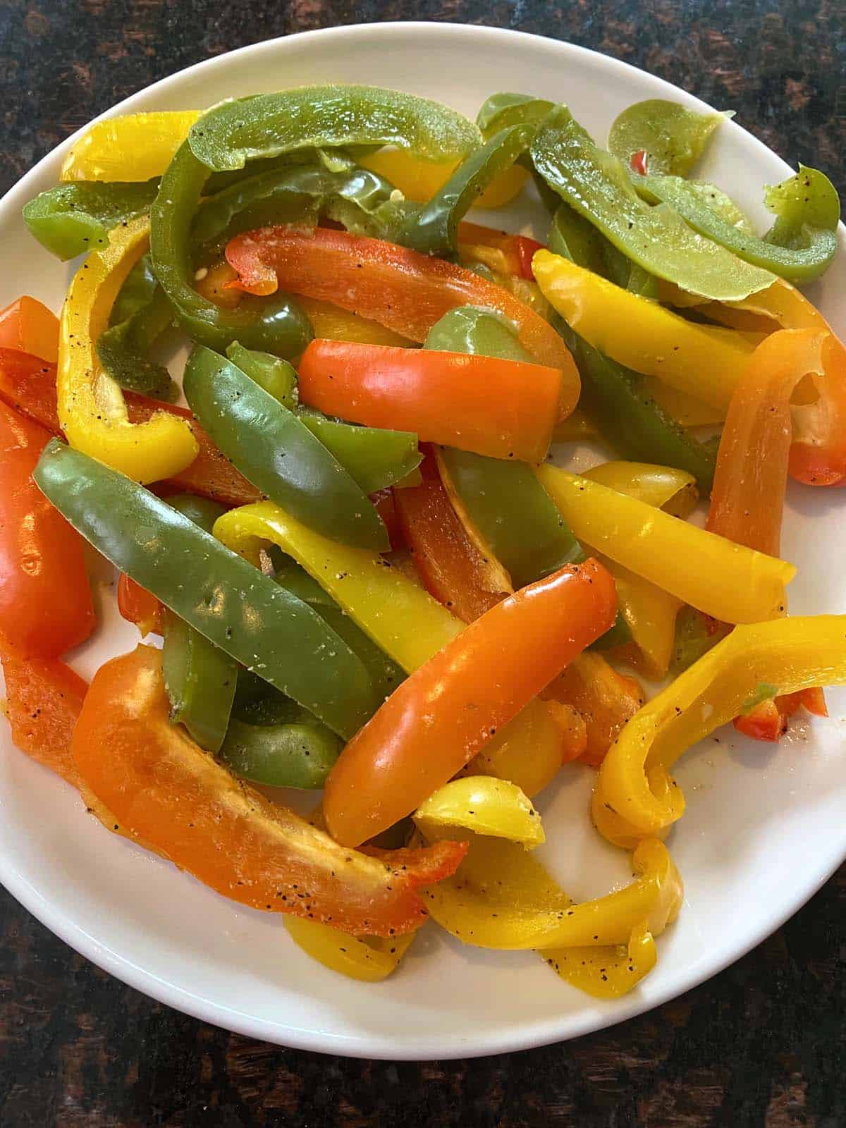 Microwave Bell Peppers – Melanie Cooks