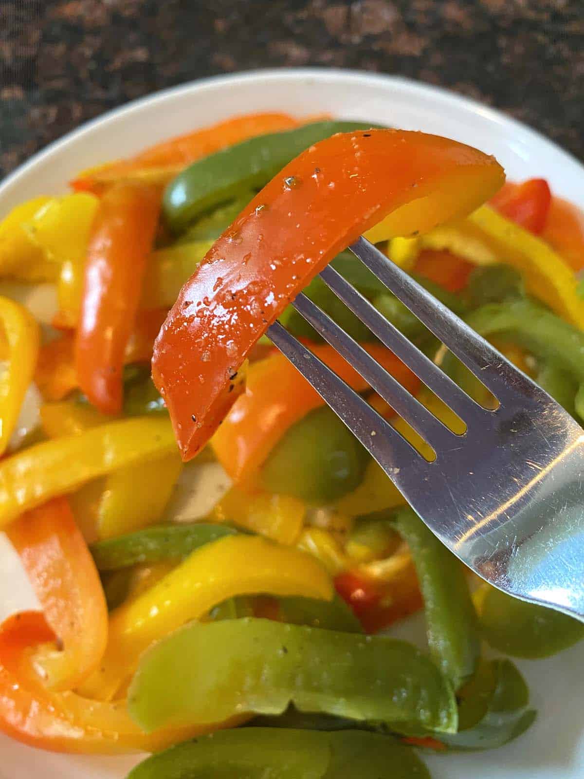 Microwave Bell Peppers – Melanie Cooks