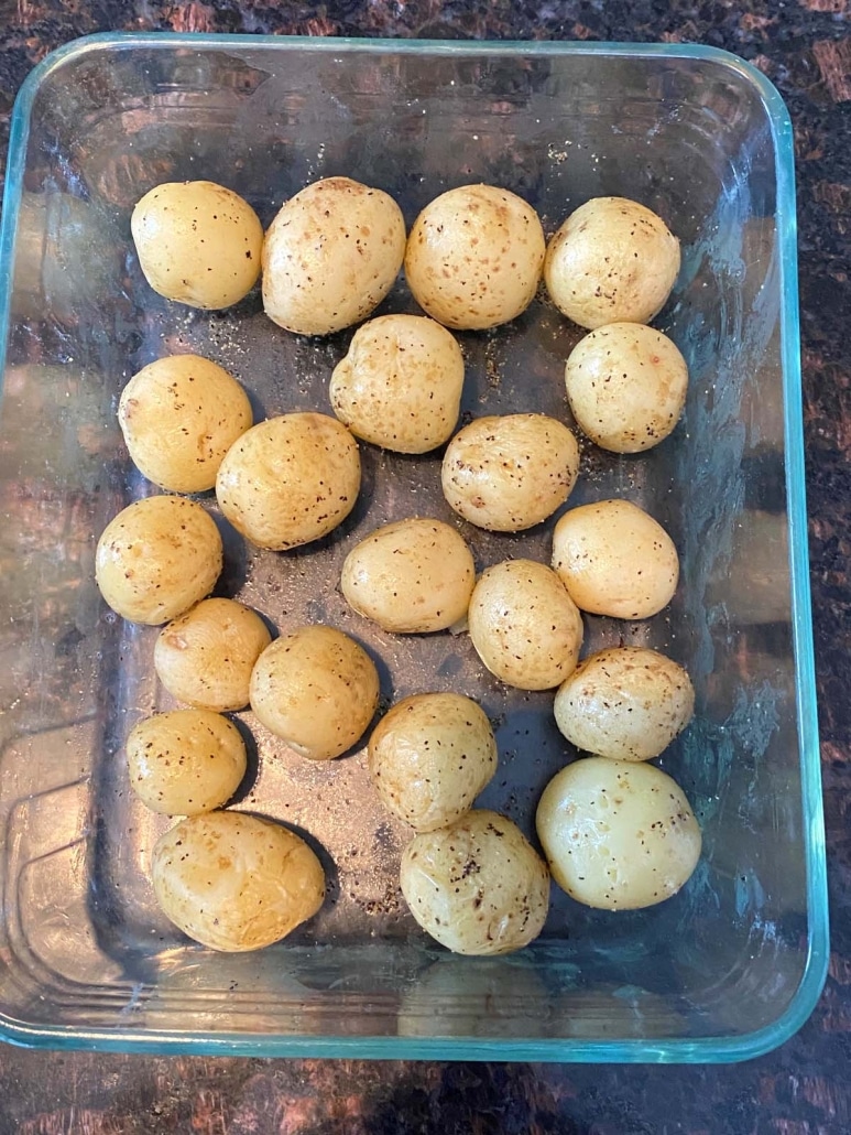 Tiny Steamed Potatoes - My Therapist Cooks