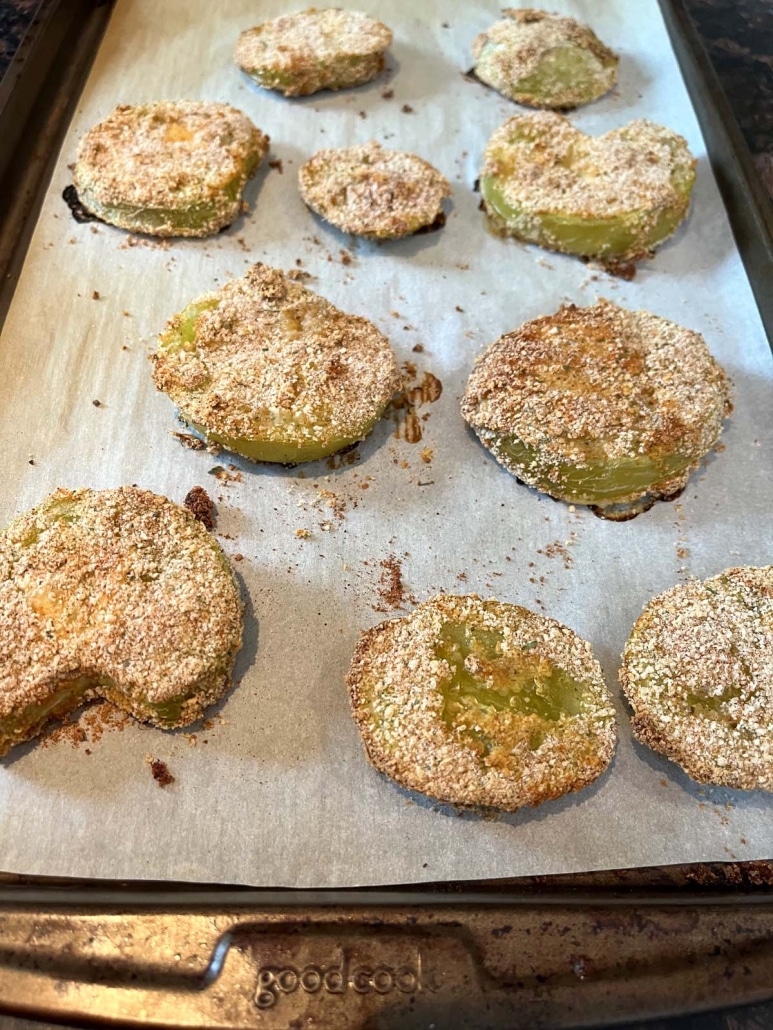 how to bake green tomatoes