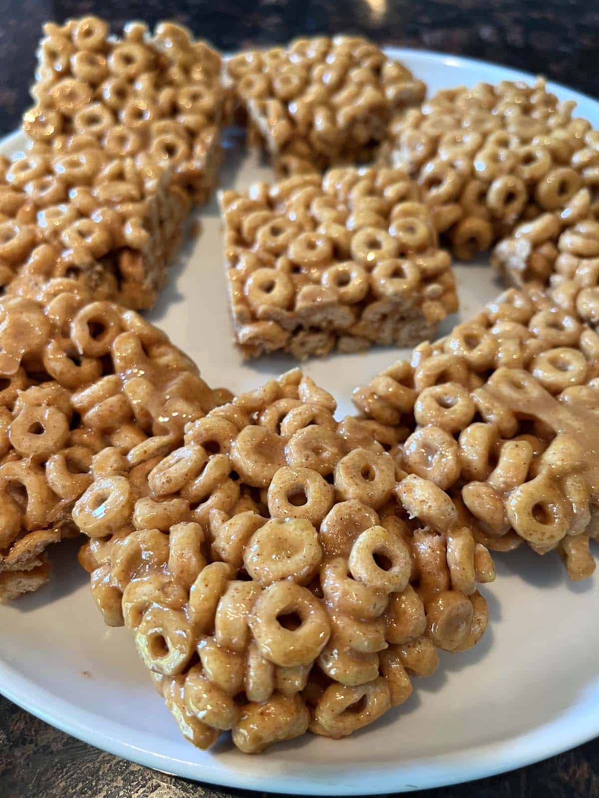 Honey Nut Cheerio Balls - Peanut Butter Cheerio Treats - Only 4 Ingredients