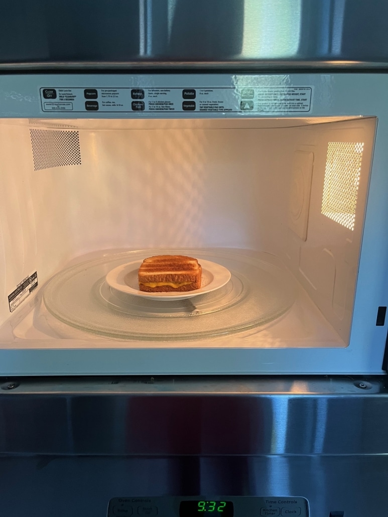 Microwave Grilled Cheese - The Short Order Cook