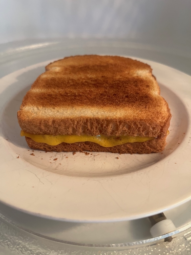 Recipe This  Microwave Grilled Cheese