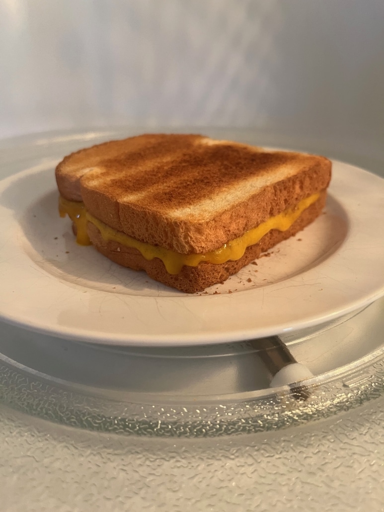 Recipe This  Microwave Grilled Cheese