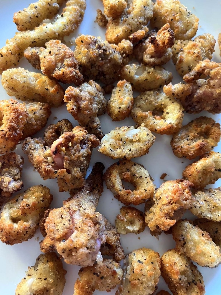 crispy and tasty appetizer air fryer breaded calamari