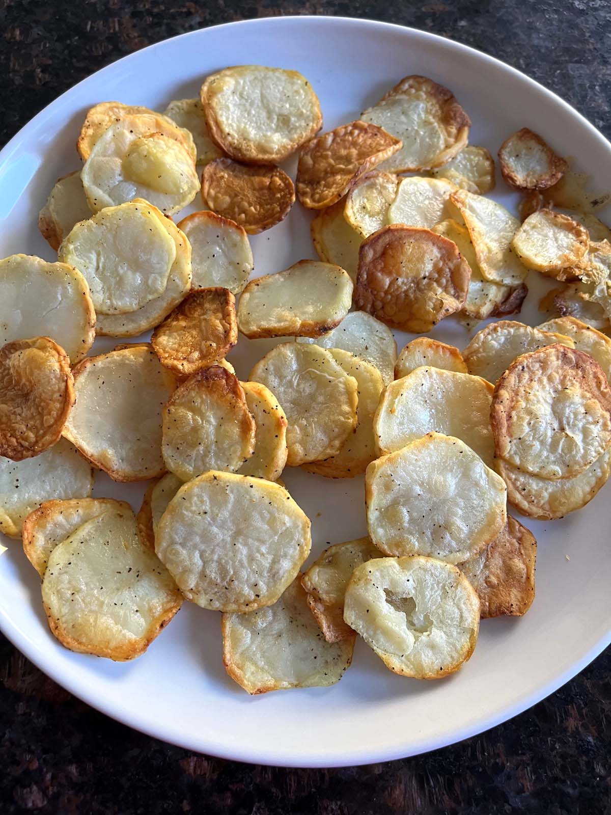 Air Fryer Sliced Potatoes – Melanie Cooks