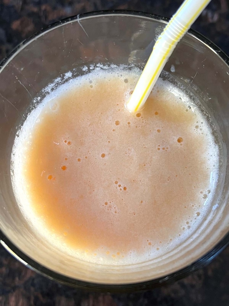 yogurt and cantaloupe smoothie