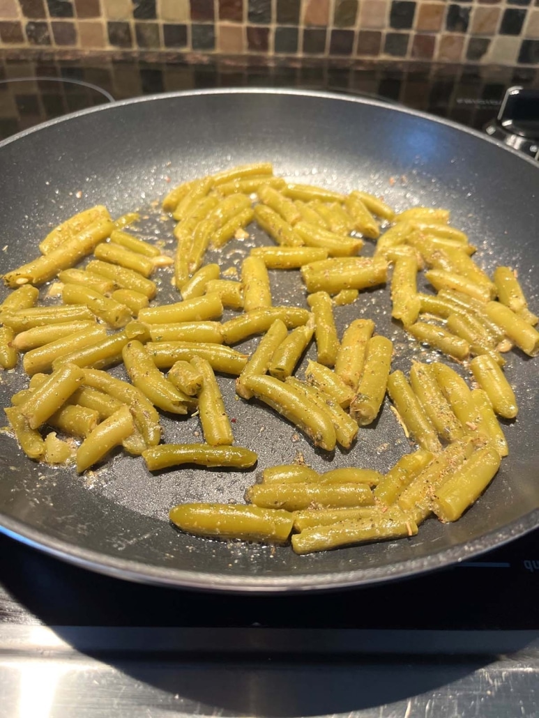 how to cook canned green beans