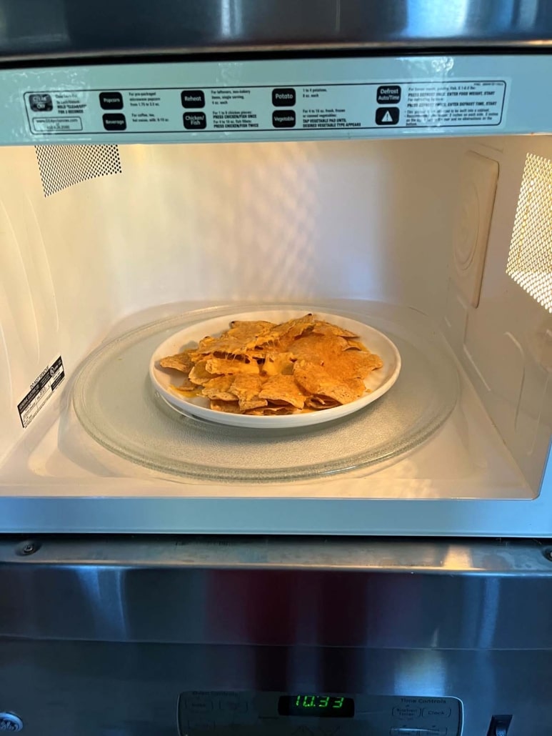 nachos in the microwave