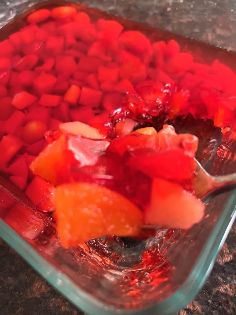 Jello With Fruit Cocktail