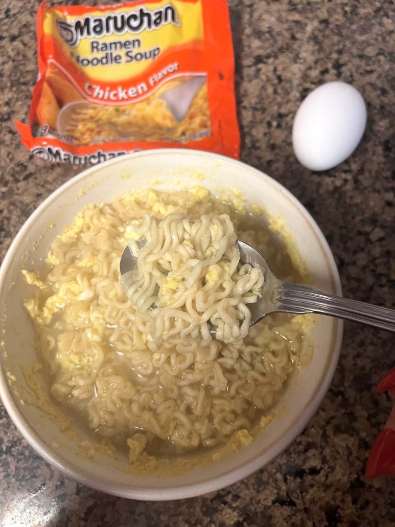 items needed to learn How To Cook An Egg In Ramen In The Microwave