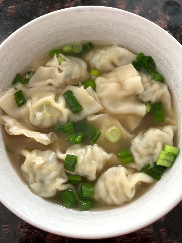 bowl of Dumpling Soup