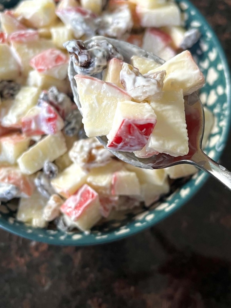 easy lunch or side dish Apple Raisin Salad