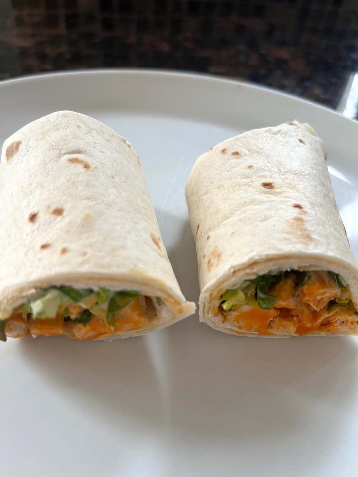 Buffalo Chicken Wrap – Melanie Cooks