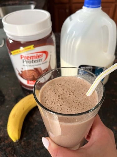 Chocolate Banana Protein Shake (4)