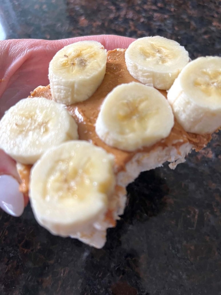 peanut butter and banana rice cake recipe